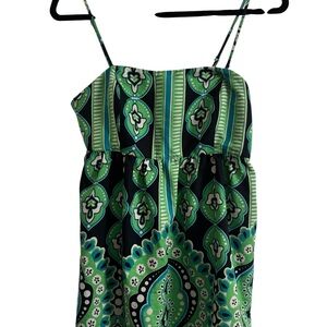 Banana‎ Republic Green and Black Camisole